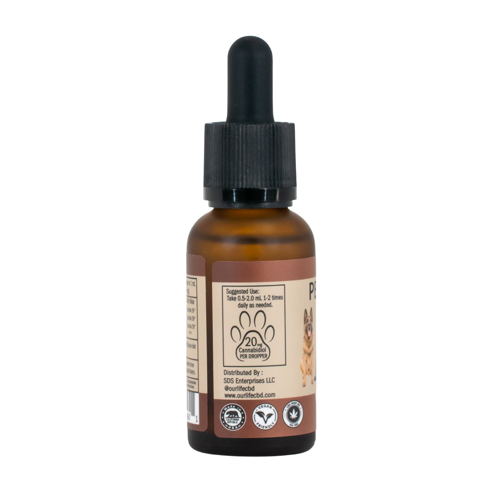 Pet CBD Oil Tuna Flavor suggested use